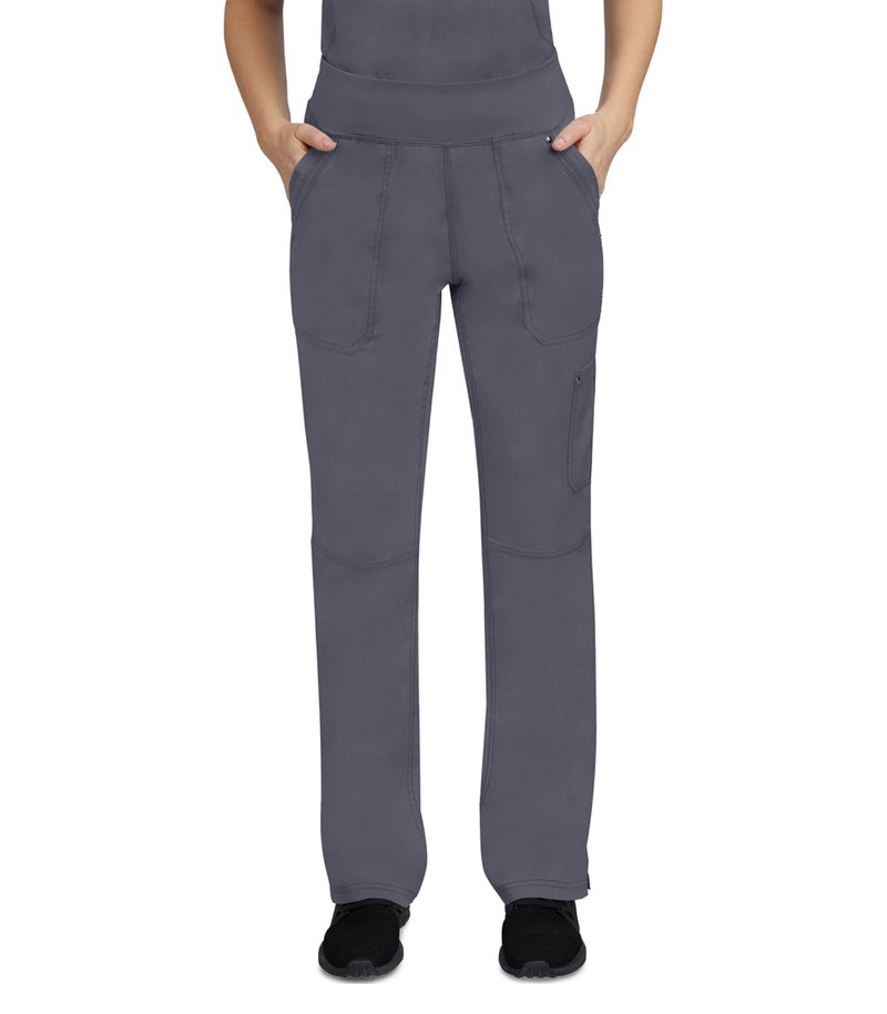 Healing Hands Women's Scrub Pant Tori Cargo Bottoms with 5 Pockets and 2-Way Stretch Fabric 9133, S, Pewter - Image 1